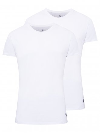 U.S. POLO ASSN. 2Pack pánské tričko 80197 bílé